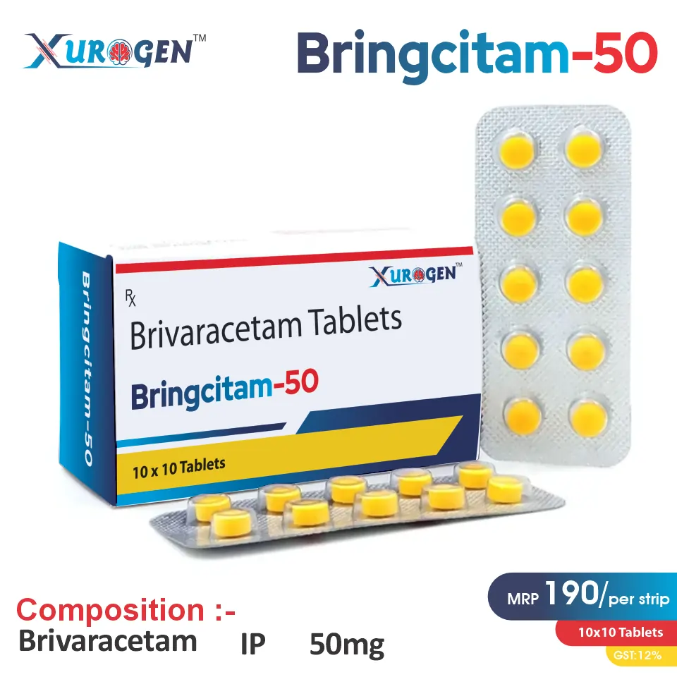 Brivaracetam 50mg Tablet | PCD Pharma Franchise for Anti-Epileptic Drugs